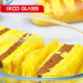 Hot sale 30.L/12cup bakeware glass cake pan microwave safe borosilicate glass bakeware